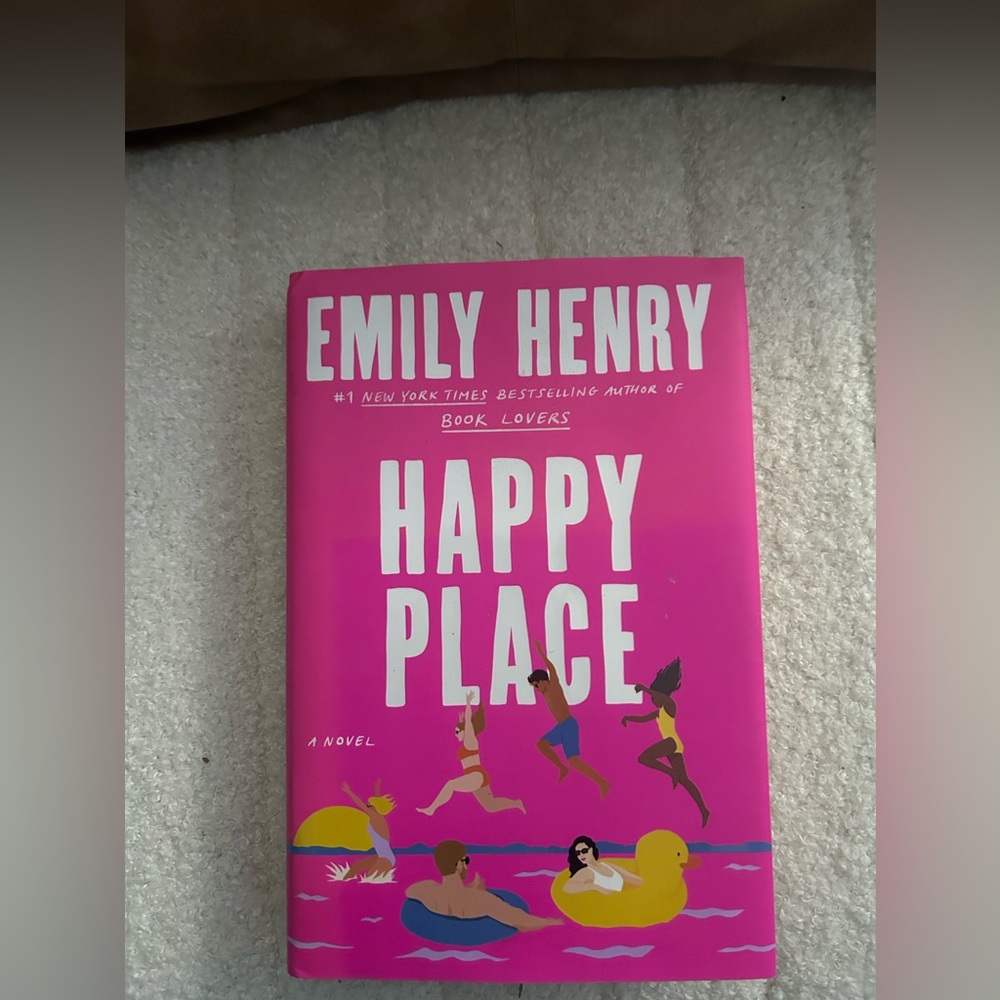 Happy place hard cover book